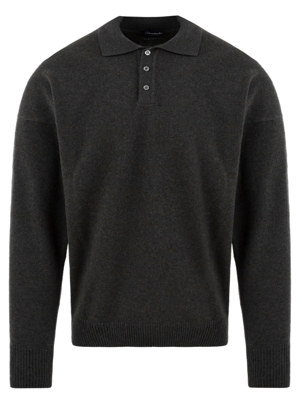 Polo manica lunga Micromelange DRUMOHR Uomo - Grigio