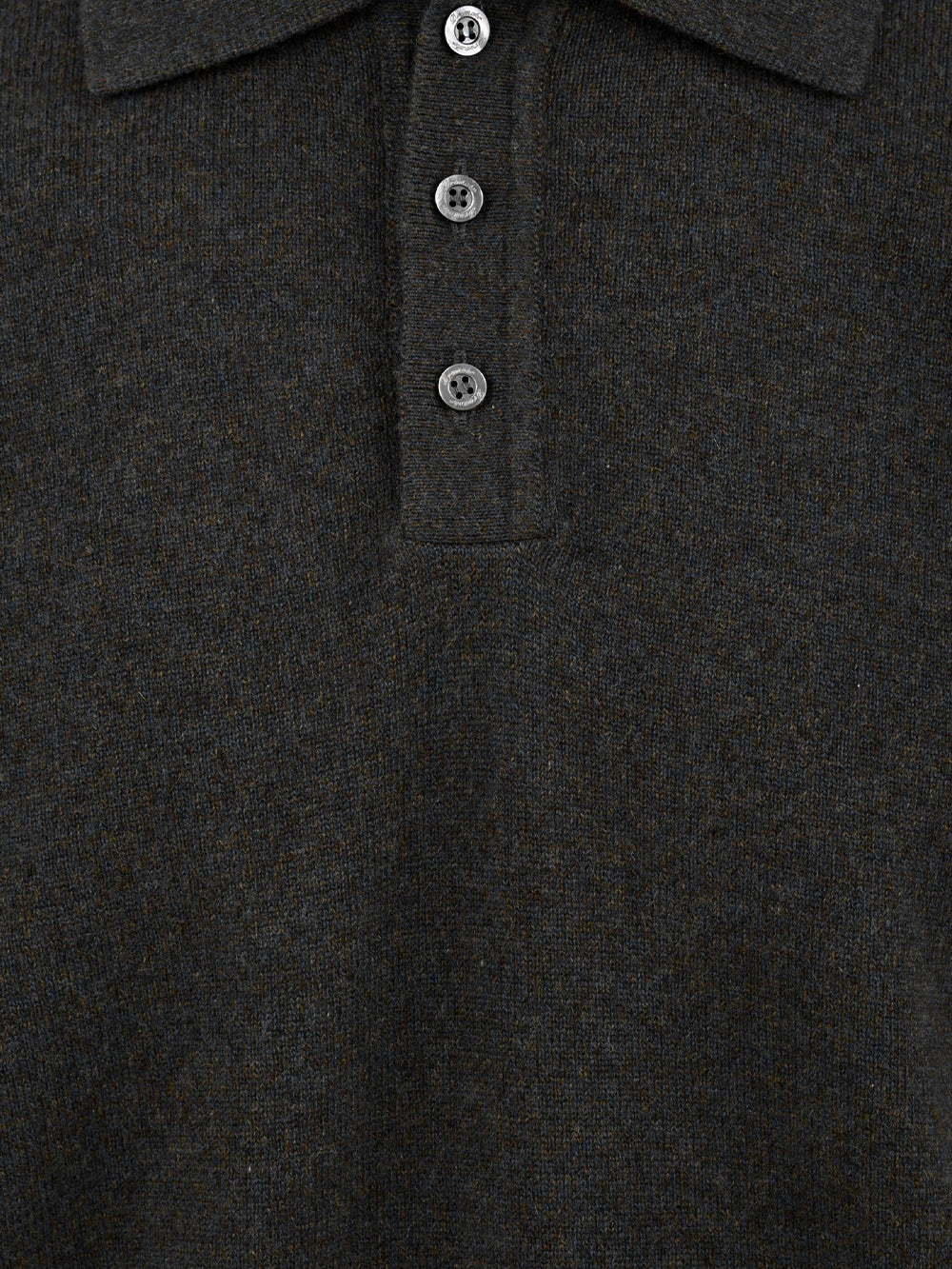 Polo manica lunga Micromelange DRUMOHR Uomo - Grigio