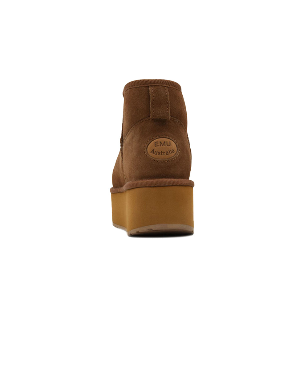 Stivaletto Stinger Micro Flatform EMU AUSTRALIA Donna - Chestnut