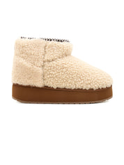 Stivaletto Stinger Micro Flatform Teddy EMU AUSTRALIA Donna - Natural