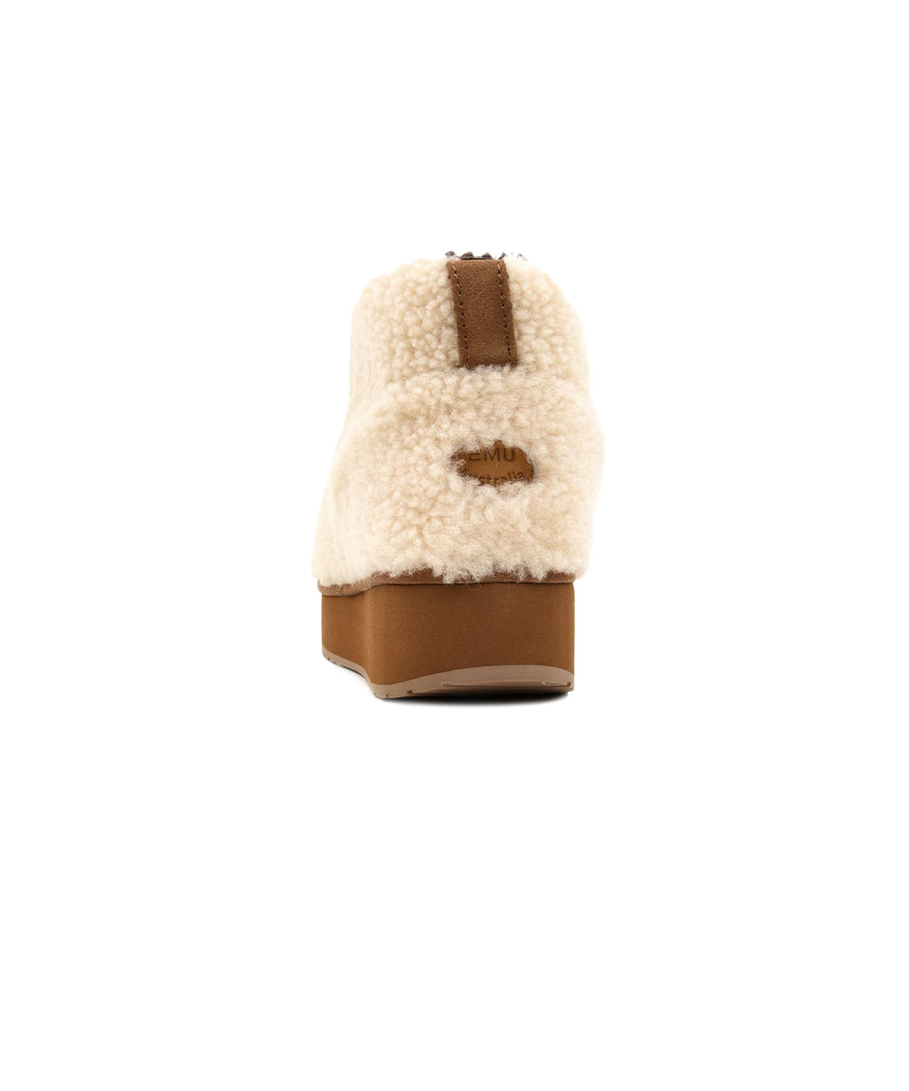 Stivaletto Stinger Micro Flatform Teddy EMU AUSTRALIA Donna - Natural