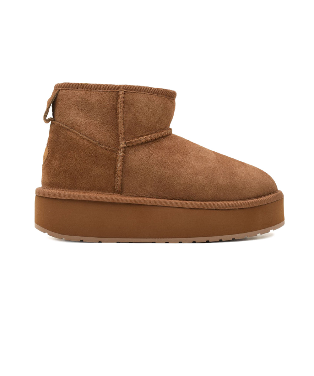 Stivaletto Stinger Micro Flatform 2.0 EMU AUSTRALIA Donna - Chestnut