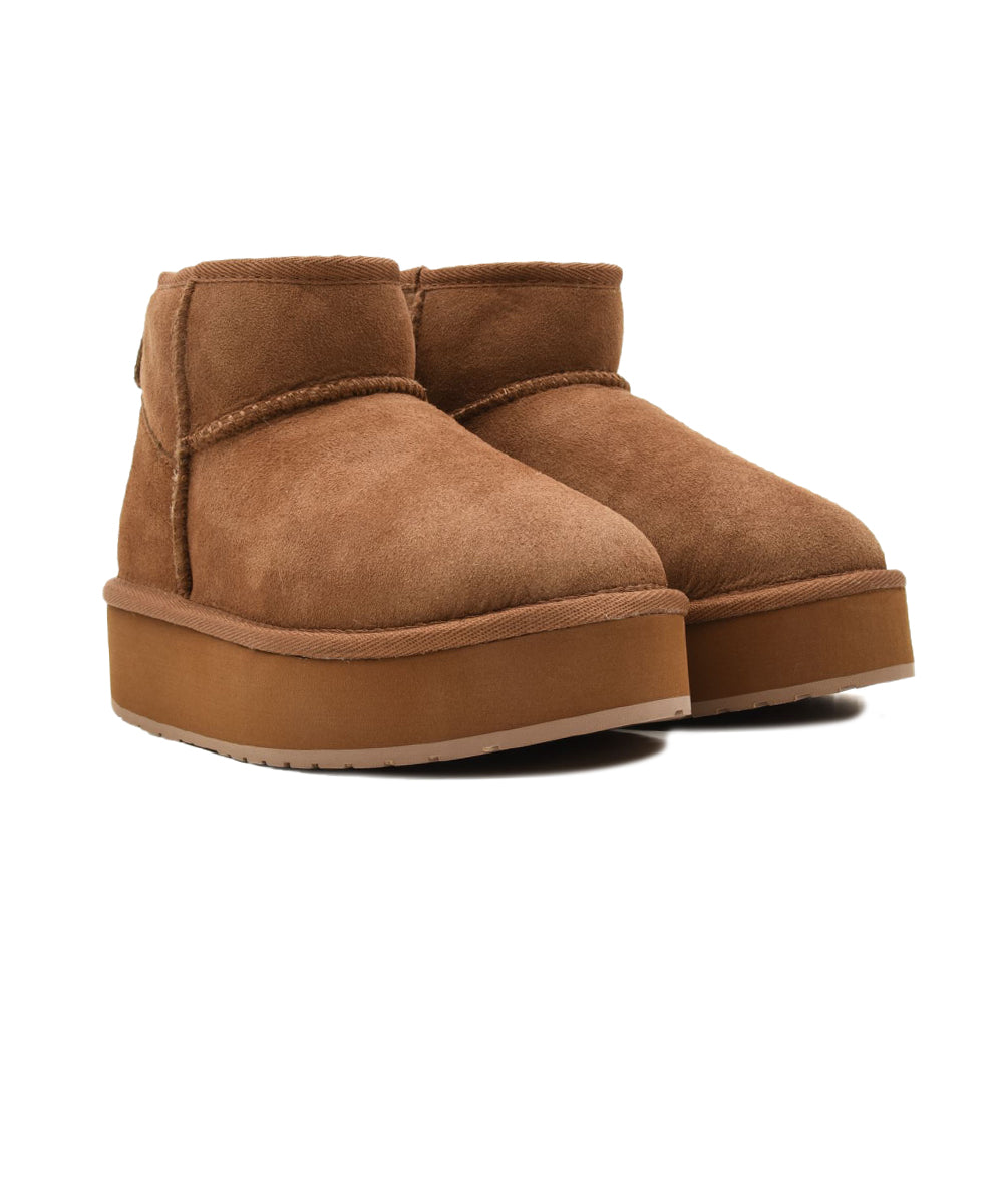 Stivaletto Stinger Micro Flatform 2.0 EMU AUSTRALIA Donna - Chestnut