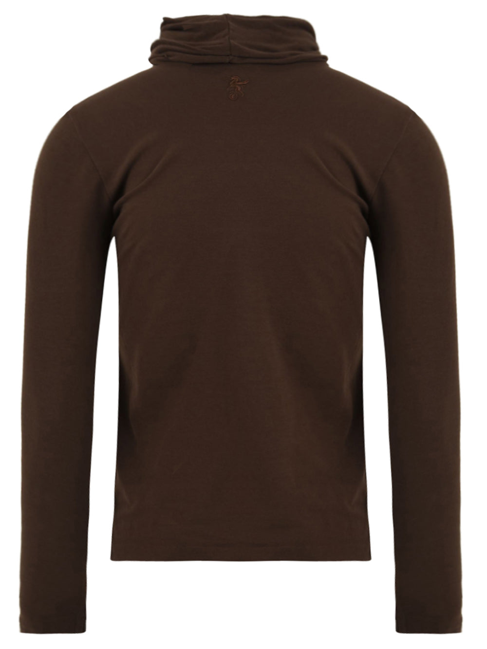 T-shirt collo drappeggiato EUROPEAN CULTURE Donna - Marrone