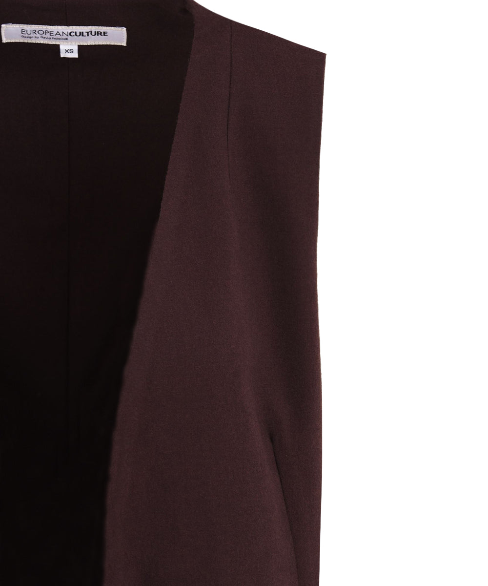 Gilet EUROPEAN CULTURE Donna - Rosso