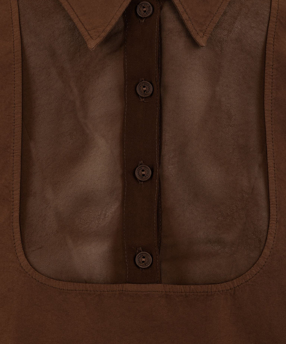 Camicia manica lunga EUROPEAN CULTURE Donna - Marrone