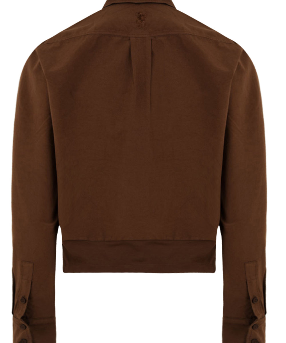 Camicia manica lunga EUROPEAN CULTURE Donna - Marrone