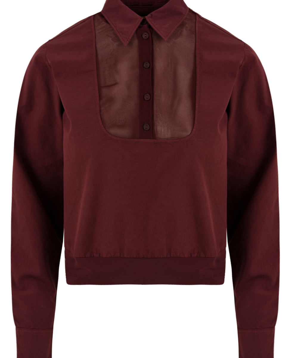 Camicia manica lunga EUROPEAN CULTURE Donna - Rosso