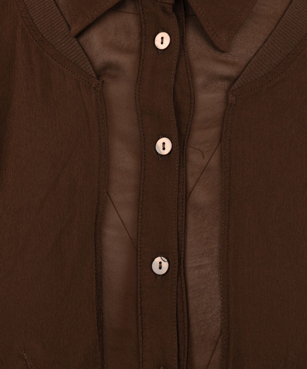 Camicia manica lunga EUROPEAN CULTURE Donna - Marrone