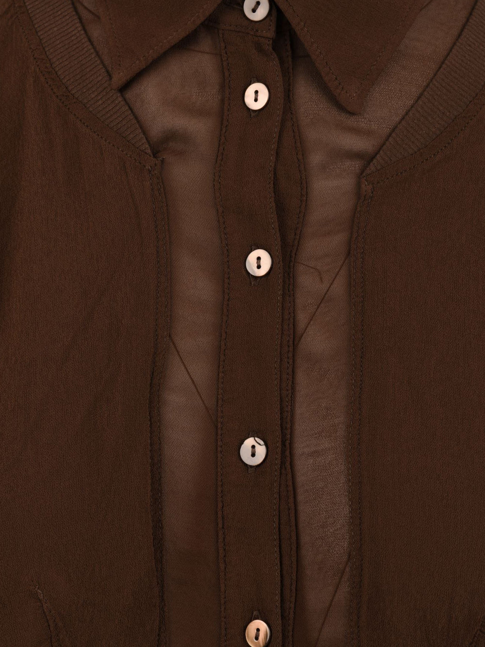 Camicia manica lunga EUROPEAN CULTURE Donna - Marrone