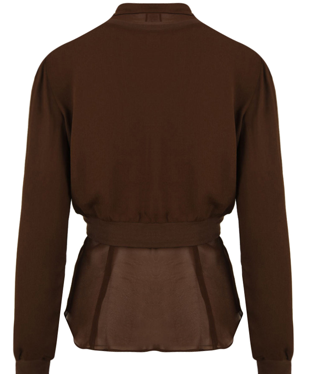 Camicia manica lunga EUROPEAN CULTURE Donna - Marrone