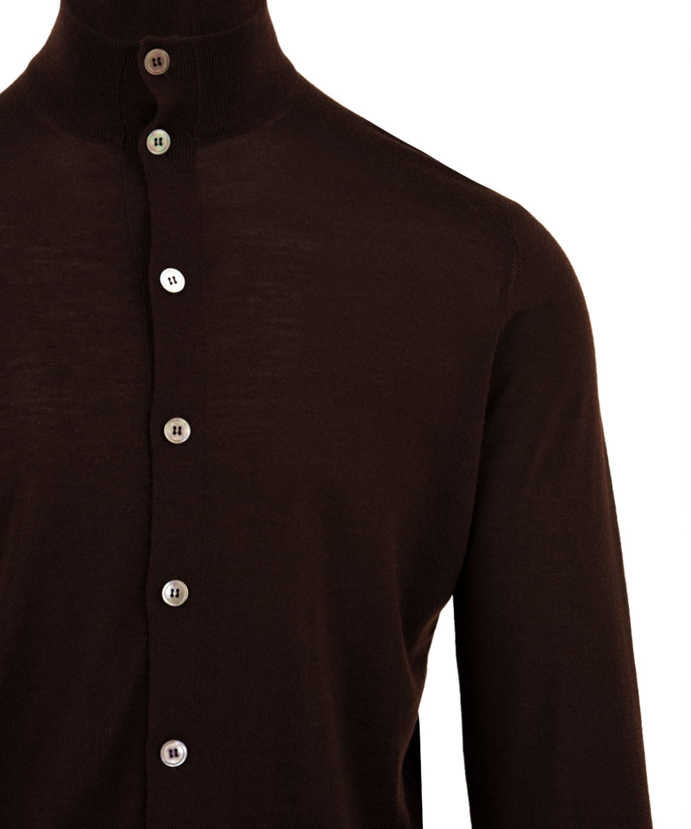 Blusotto con bottoni FILIPPO DE LAURENTIIS Uomo - Marrone