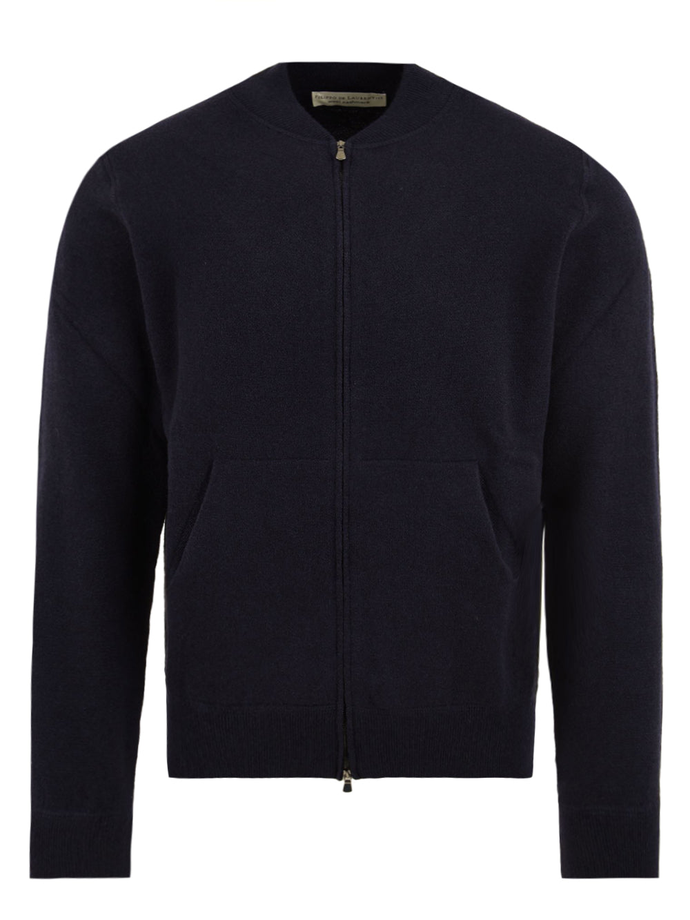 Bomber con zip FILIPPO DE LAURENTIIS Uomo - Blue