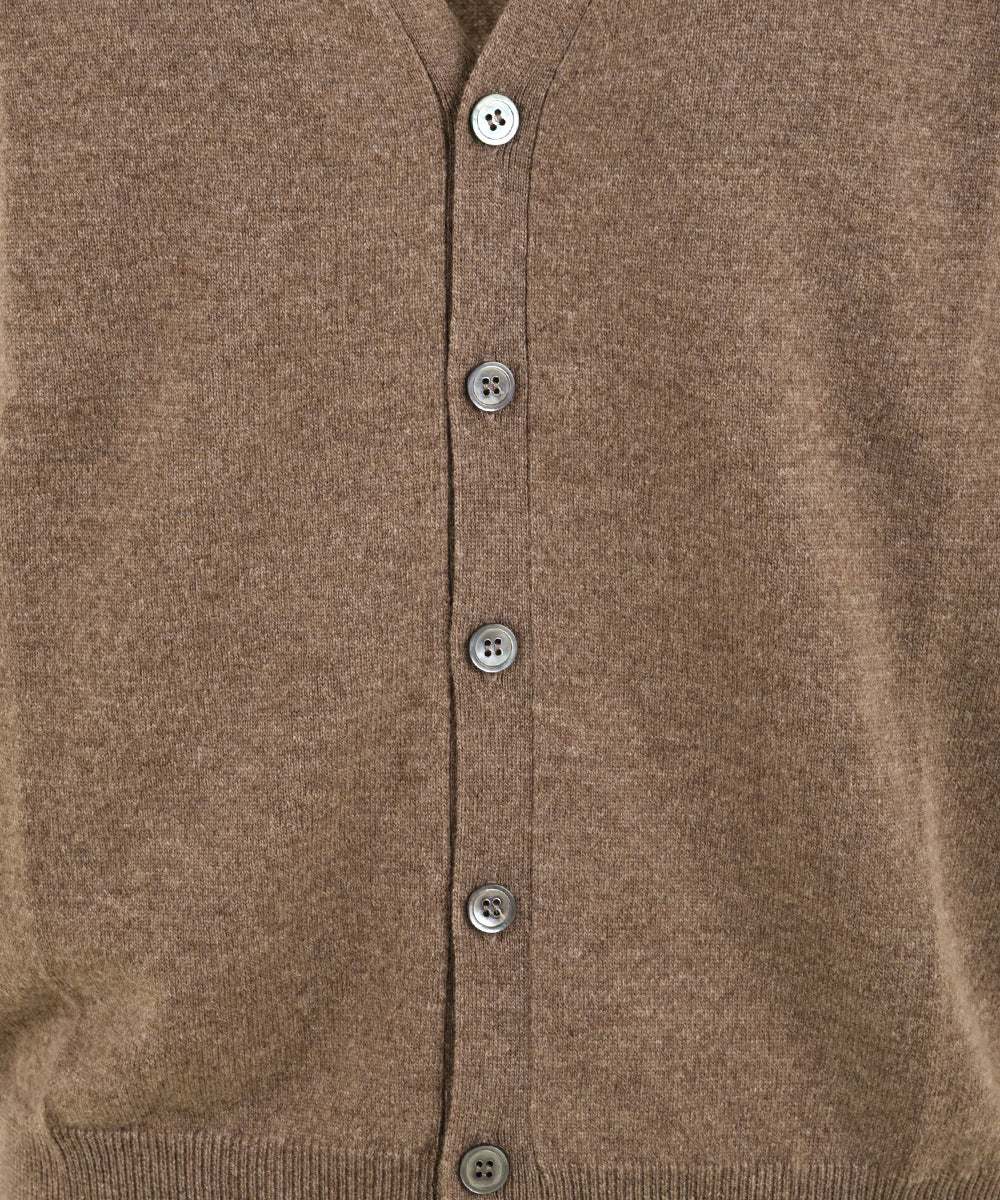 Maglione Gilet in Lana Cashmere FILIPPO DE LAURENTIIS Uomo - Beige