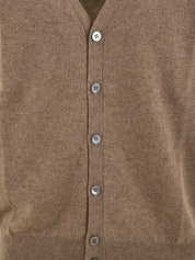 Maglione Gilet in Lana Cashmere FILIPPO DE LAURENTIIS Uomo - Beige