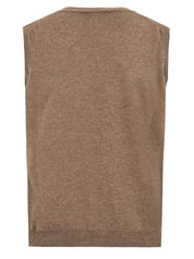 Maglione Gilet in Lana Cashmere FILIPPO DE LAURENTIIS Uomo - Beige