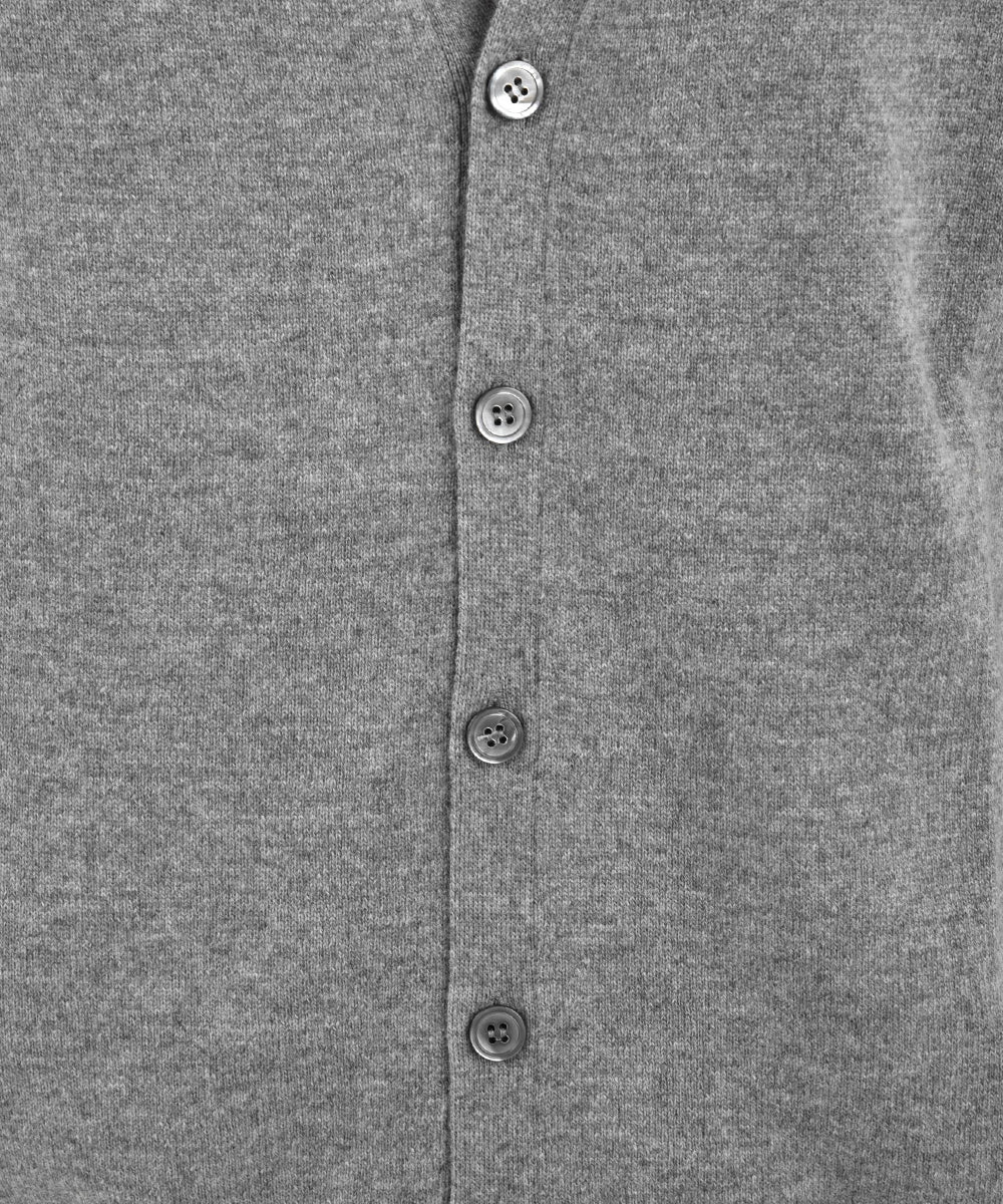 Maglione Gilet in Lana Cashmere FILIPPO DE LAURENTIIS Uomo - Grigio