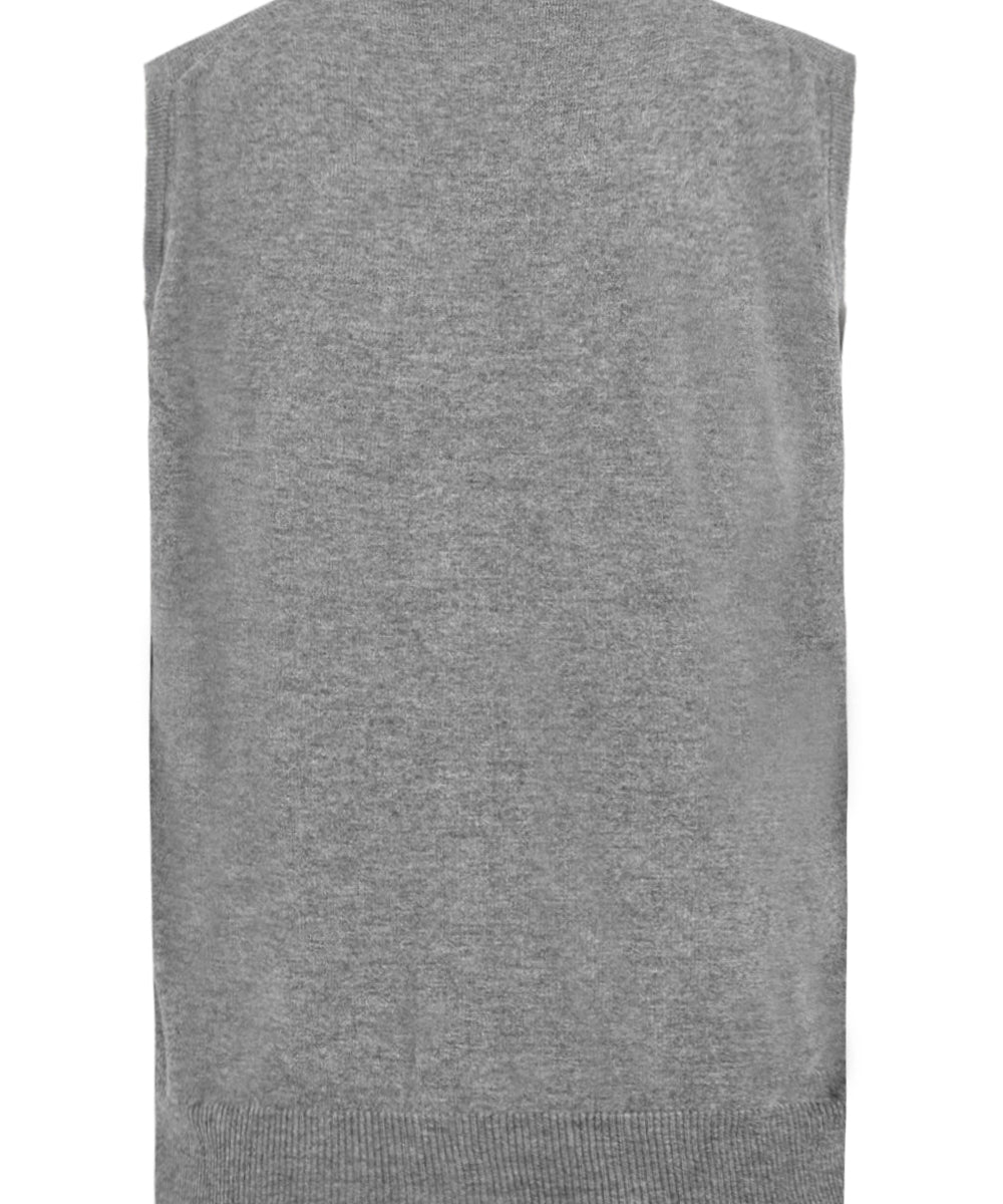 Maglione Gilet in Lana Cashmere FILIPPO DE LAURENTIIS Uomo - Grigio