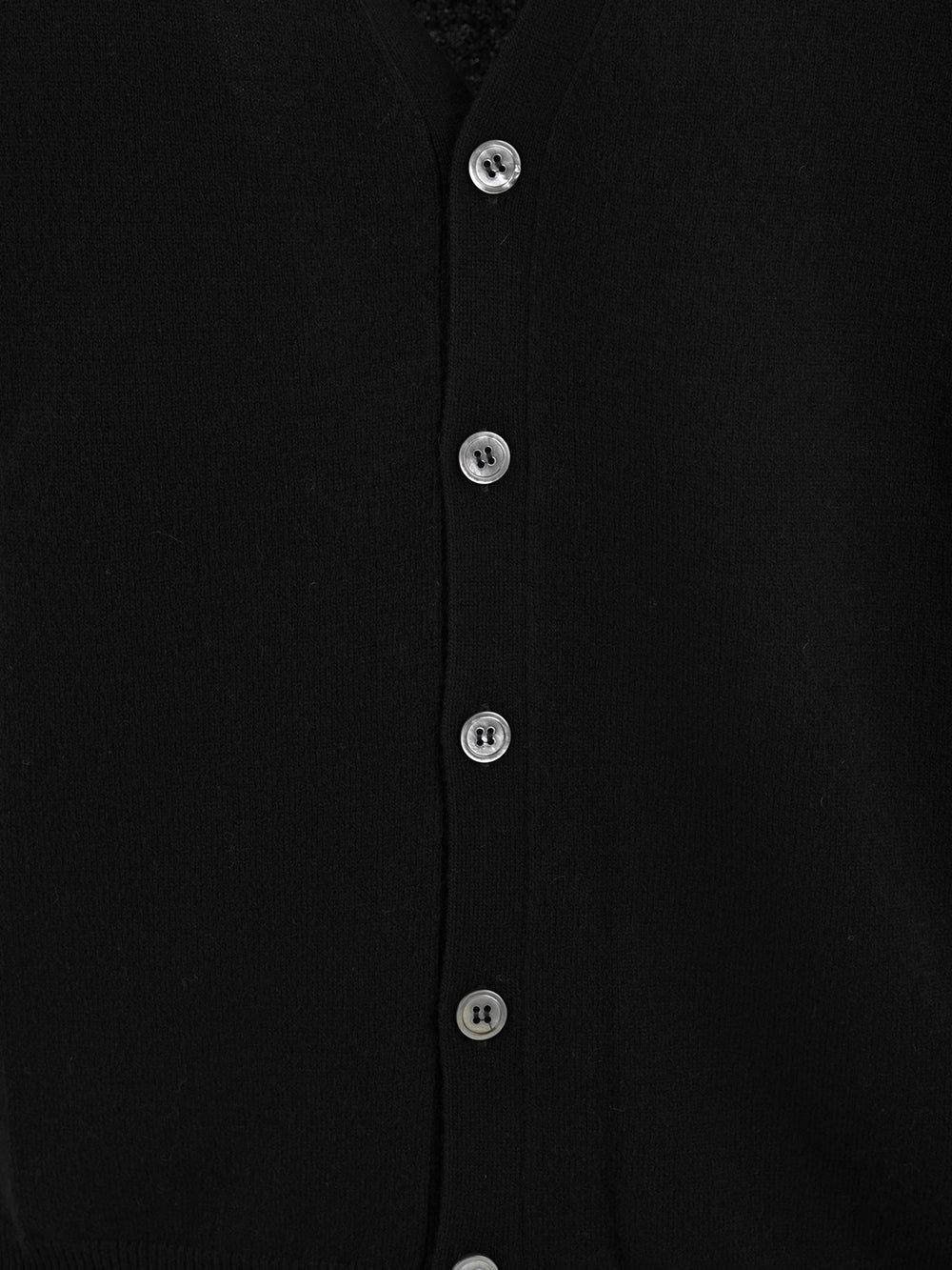 Maglione Gilet in Lana Cashmere FILIPPO DE LAURENTIIS Uomo - Nero