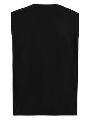 Maglione Gilet in Lana Cashmere FILIPPO DE LAURENTIIS Uomo - Nero