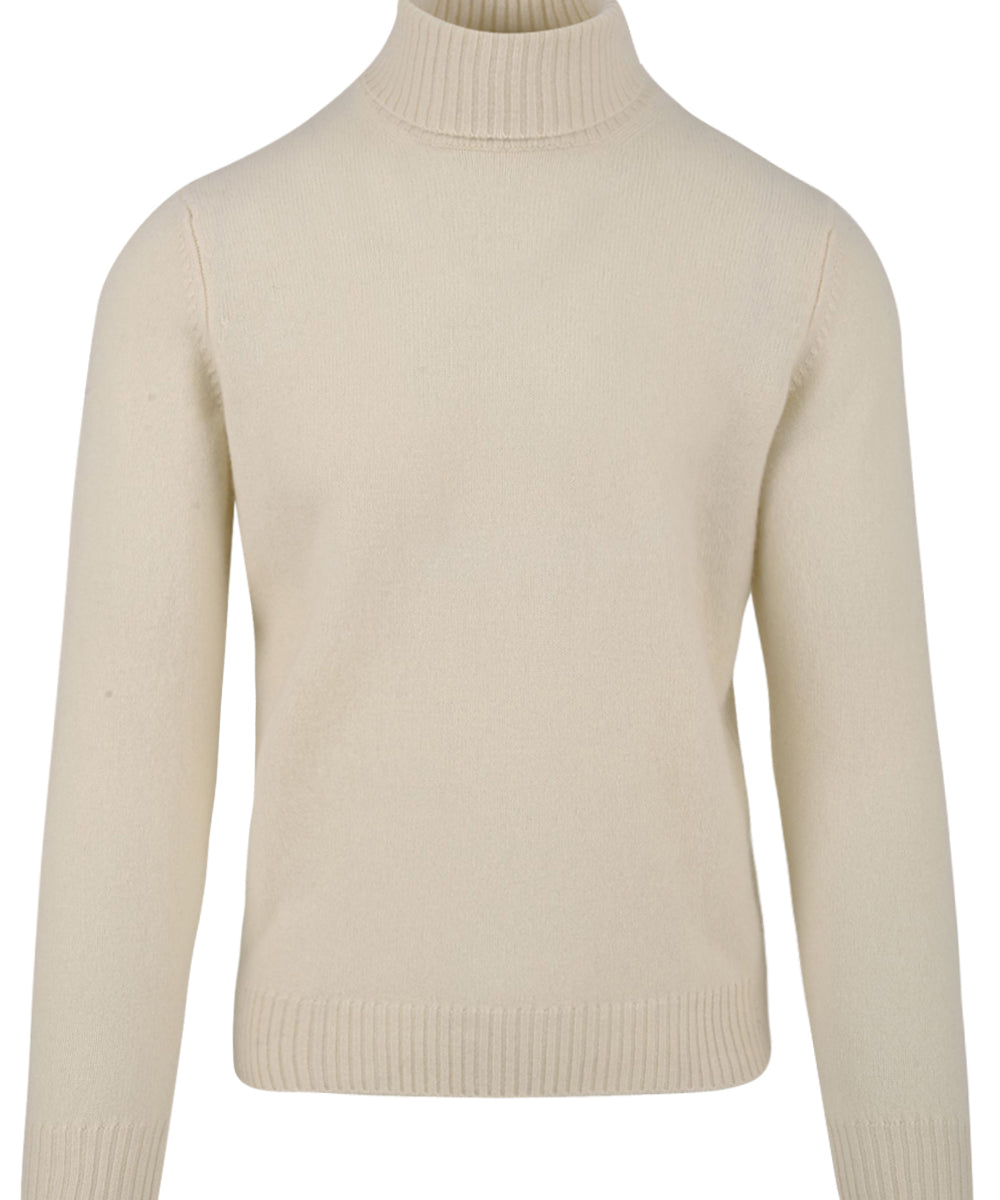 Maglione dolcevita Lana Cashmere FILIPPO DE LAURENTIIS Uomo - Bianco