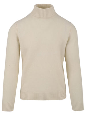 Maglione dolcevita Lana Cashmere FILIPPO DE LAURENTIIS Uomo - Bianco