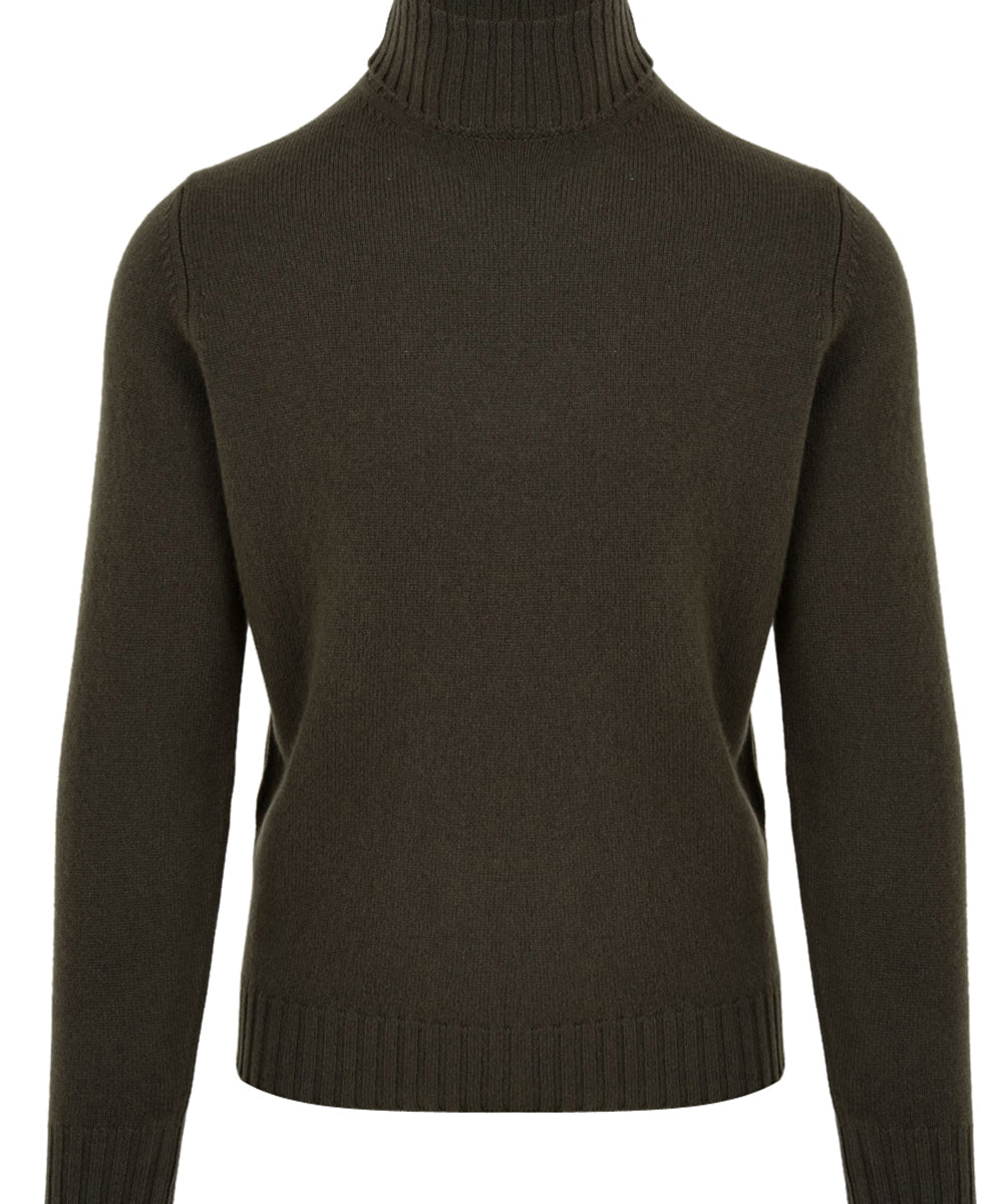 Maglione dolcevita Lana Cashmere FILIPPO DE LAURENTIIS Uomo - Verde
