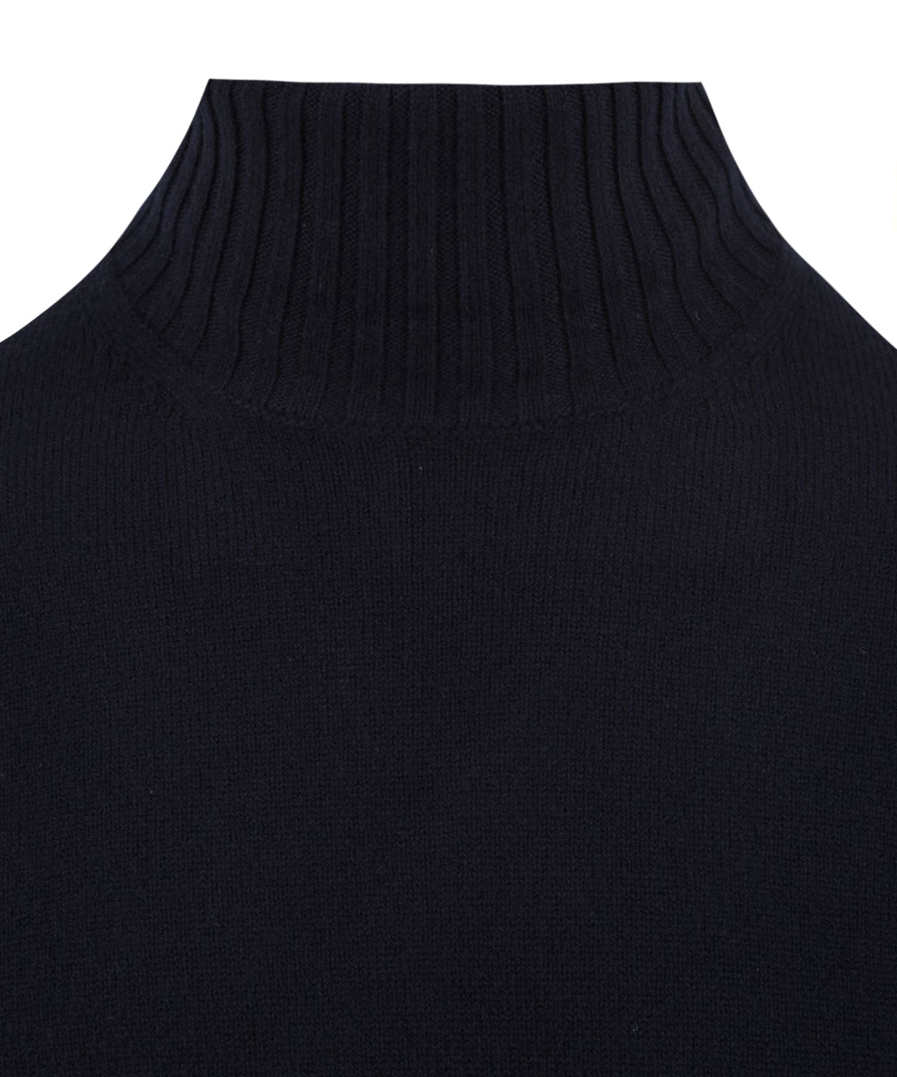 Maglione dolcevita Lana Cashmere FILIPPO DE LAURENTIIS Uomo - Blue