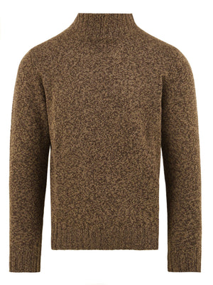Maglione dolcevita in Merino Extrafine FILIPPO DE LAURENTIIS Uomo - Marrone