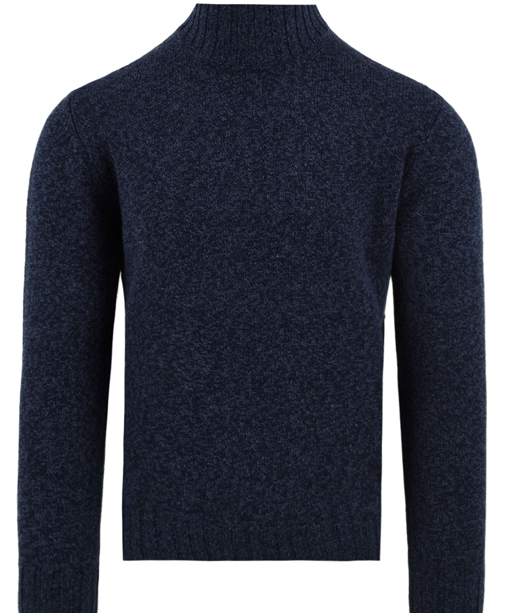 Maglione dolcevita in Merino Extrafine FILIPPO DE LAURENTIIS Uomo - Blue