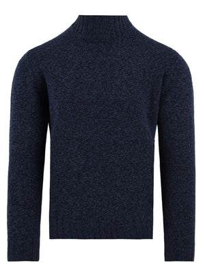 Maglione dolcevita in Merino Extrafine FILIPPO DE LAURENTIIS Uomo - Blue