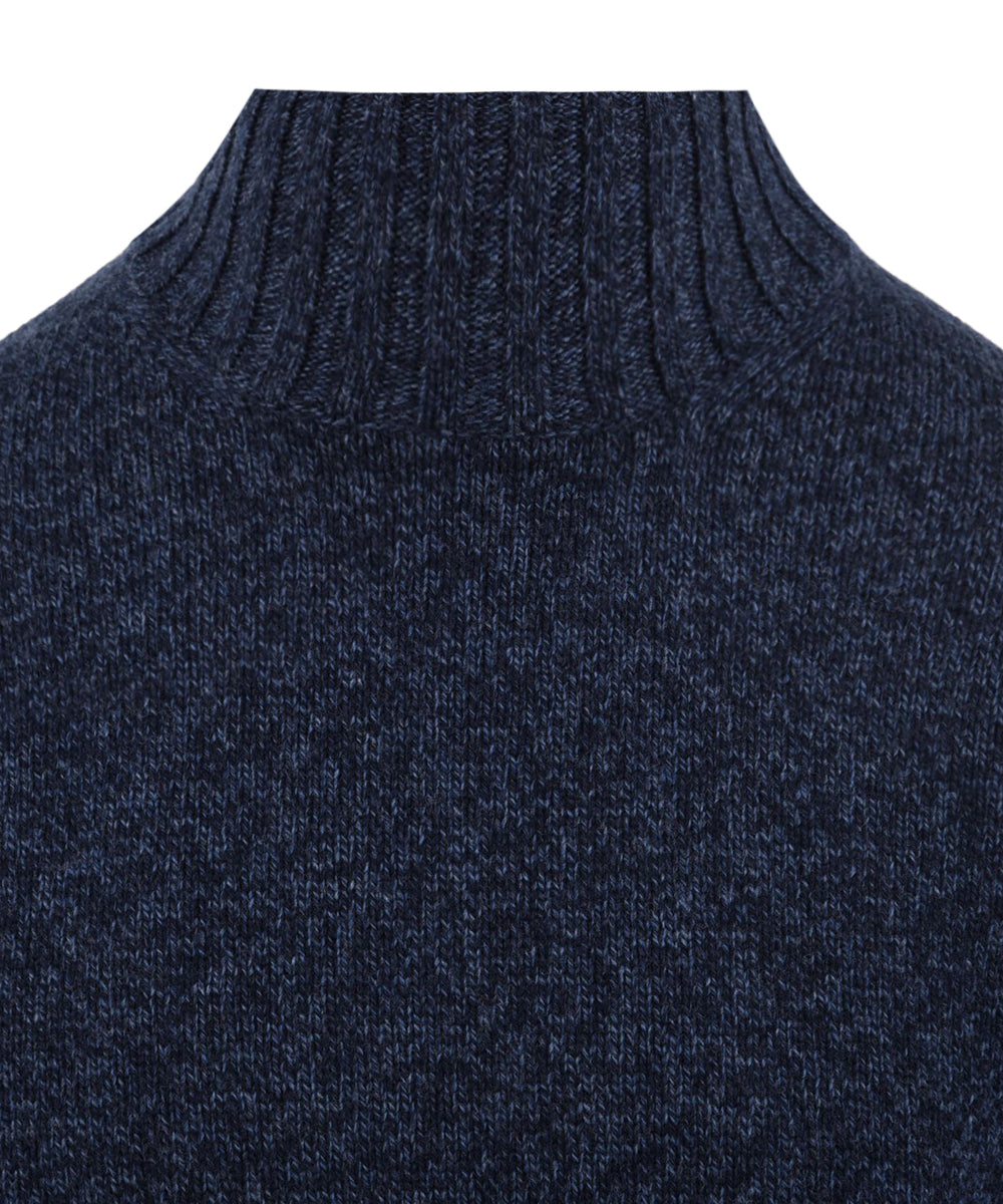 Maglione dolcevita in Merino Extrafine FILIPPO DE LAURENTIIS Uomo - Blue