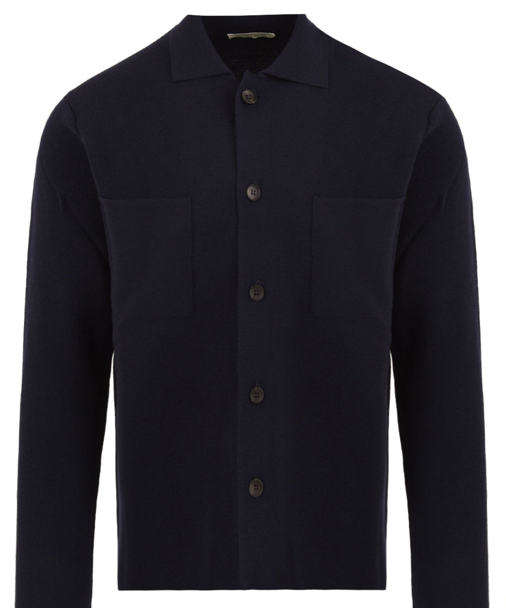 Cardigan Field Jacket FILIPPO DE LAURENTIIS Uomo - Blue