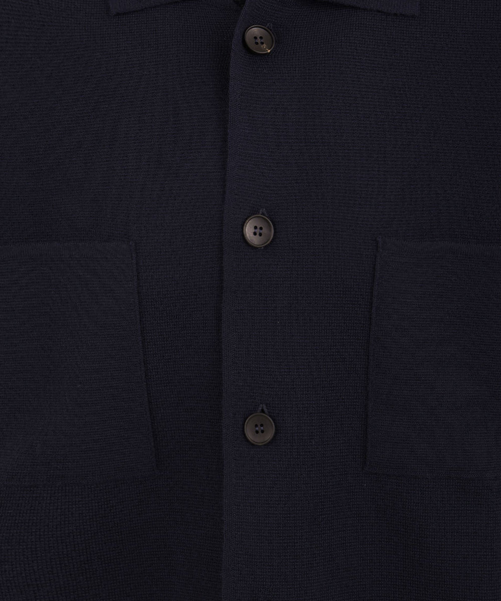 Cardigan Field Jacket FILIPPO DE LAURENTIIS Uomo - Blue