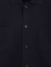 Cardigan Field Jacket FILIPPO DE LAURENTIIS Uomo - Blue