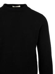 Maglione girocollo Lana Cashmere FILIPPO DE LAURENTIIS Uomo - Nero