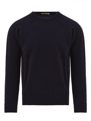 Maglione girocollo raglan Cashmere FILIPPO DE LAURENTIIS Uomo - Blue
