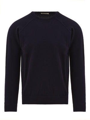 Maglione girocollo raglan Cashmere FILIPPO DE LAURENTIIS Uomo - Blue