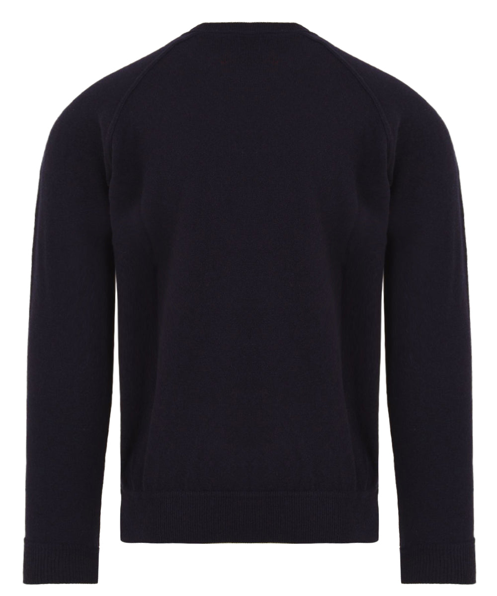 Maglione girocollo raglan Cashmere FILIPPO DE LAURENTIIS Uomo - Blue