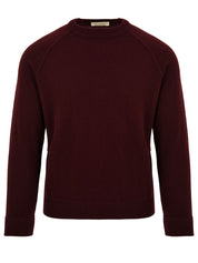 Maglione girocollo raglan Lana Cashmere FILIPPO DE LAURENTIIS Uomo - Rosso
