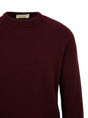 Maglione girocollo raglan Lana Cashmere FILIPPO DE LAURENTIIS Uomo - Rosso