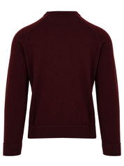 Maglione girocollo raglan Lana Cashmere FILIPPO DE LAURENTIIS Uomo - Rosso