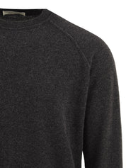 Maglione girocollo raglan Lana Cashmere FILIPPO DE LAURENTIIS Uomo - Grigio