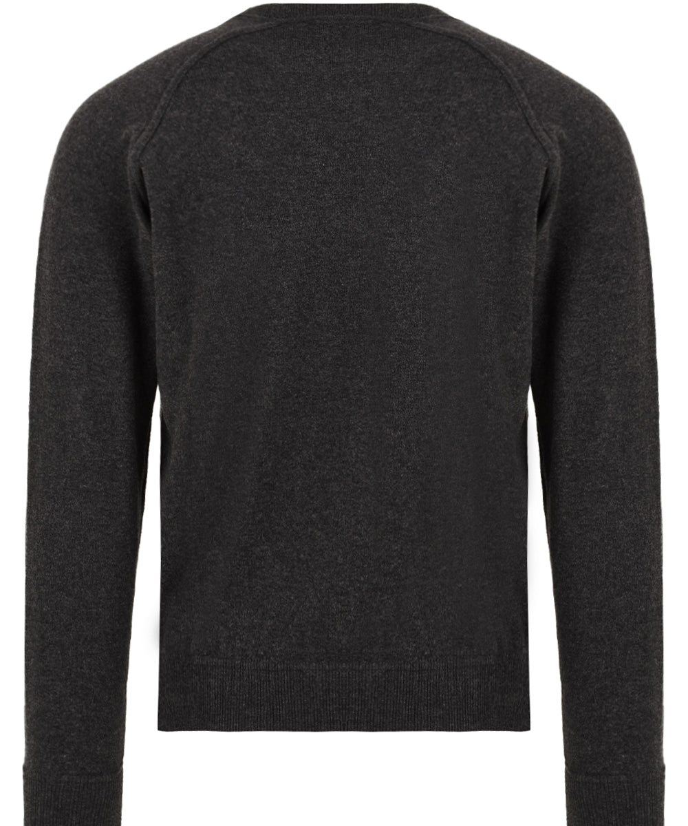 Maglione girocollo raglan Lana Cashmere FILIPPO DE LAURENTIIS Uomo - Grigio