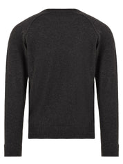 Maglione girocollo raglan Lana Cashmere FILIPPO DE LAURENTIIS Uomo - Grigio