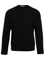 Maglione girocollo raglan Lana Cashmere FILIPPO DE LAURENTIIS Uomo - Nero