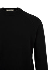 Maglione girocollo raglan Lana Cashmere FILIPPO DE LAURENTIIS Uomo - Nero