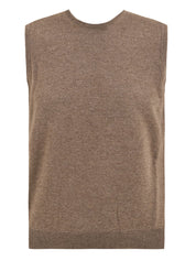 Maglione giromanica Lana Cashmere FILIPPO DE LAURENTIIS Uomo - Beige