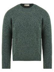 Maglione girocollo Merino extrafine FILIPPO DE LAURENTIIS Uomo - Verde