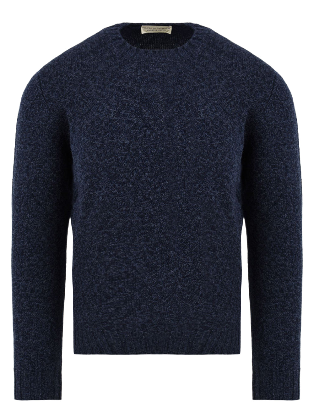 Maglione girocollo Merino extrafine FILIPPO DE LAURENTIIS Uomo - Blue